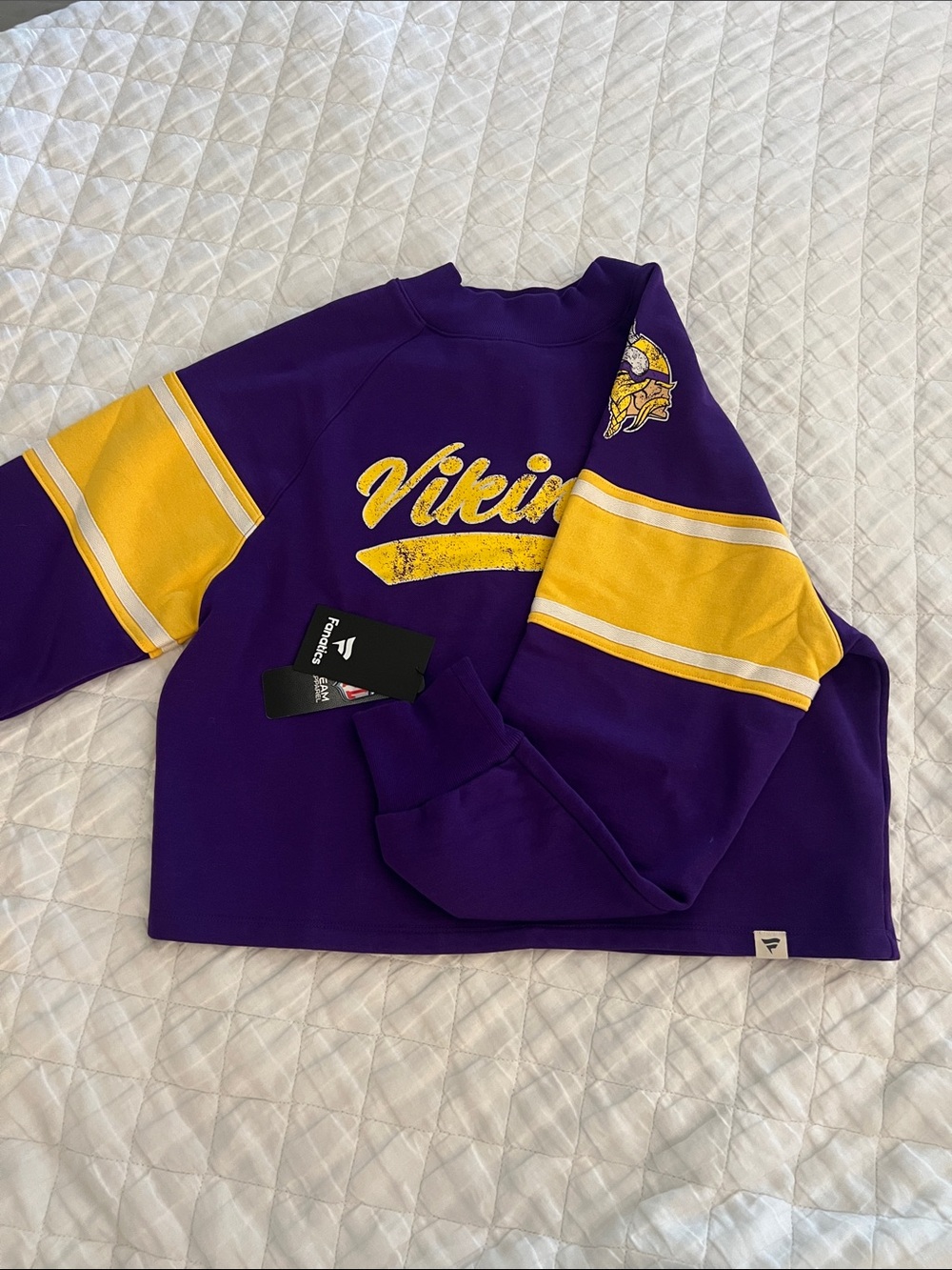 Fanatics Purple and Gold Women’s Pullover Sweatshirt